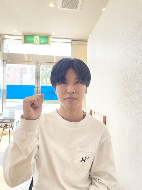 在学生インタビューY君の写真