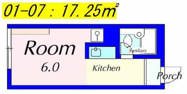 コーポ聖(ひじり)の間取り図のサムネイル