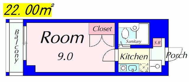 カーサ・ソラッツオ壱番館の間取り図のサムネイル