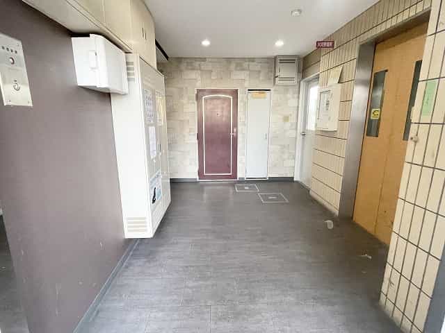 ハイツ玉川４外観、共用部写真
