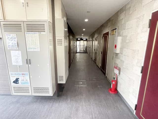 ハイツ玉川４外観、共用部写真
