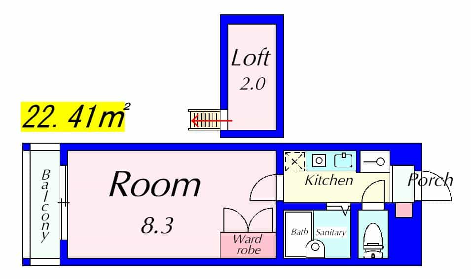 ワイズレジデンス南草津の間取り図のサムネイル