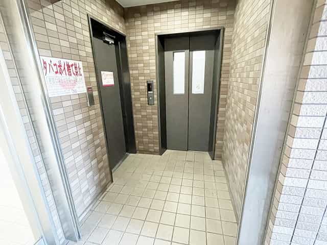 クオーレ南草津外観、共用部写真