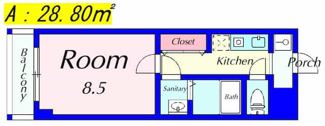 ガーデンハイツヤマキの間取り図のサムネイル