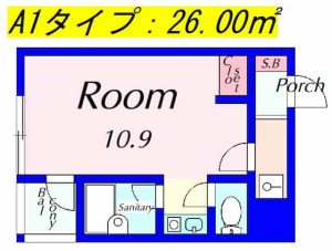 マリーブ1843間取り図