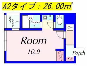 マリーブ1843間取り図