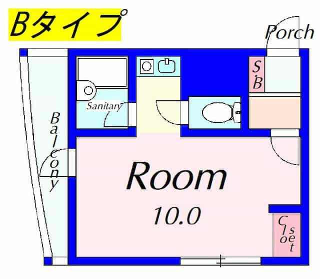 マリーブ1843の間取り図のサムネイル