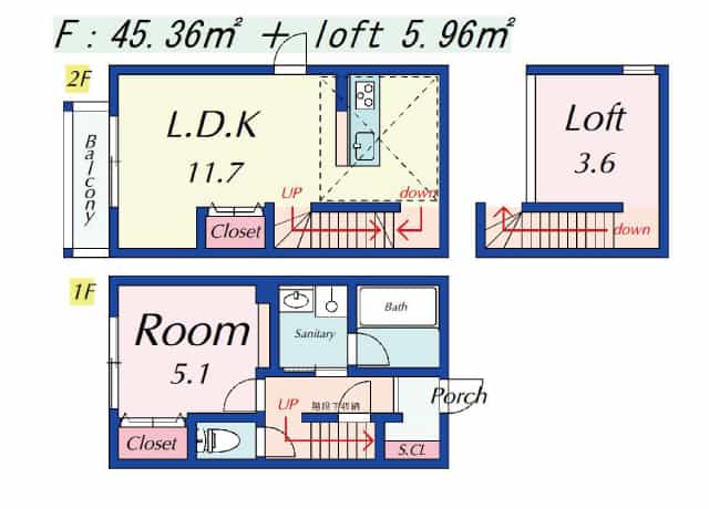 RMFの間取り図のサムネイル