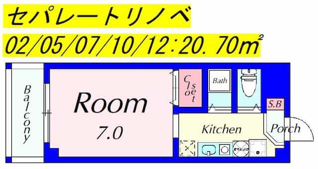 エランビタールの間取り図のサムネイル
