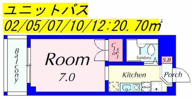 エランビタールの間取り図のサムネイル