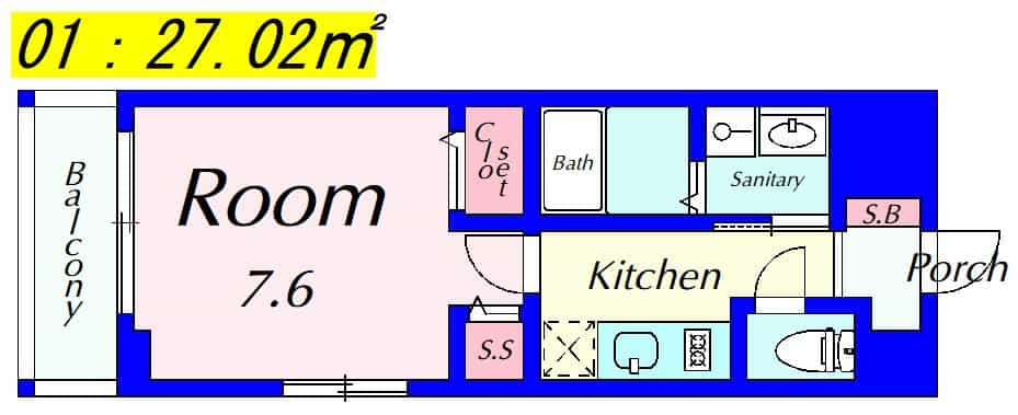 グレイス・Mの間取り図のサムネイル
