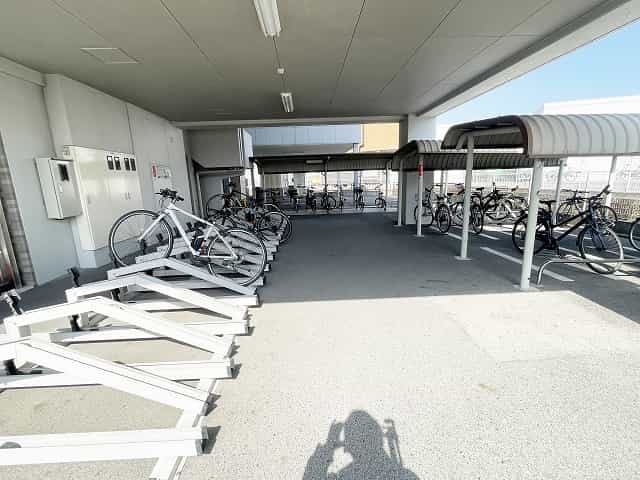 太陽ハイツ南草津3外観、共用部写真