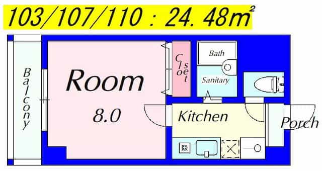 グッドライフ南草津Ⅰの間取り図のサムネイル