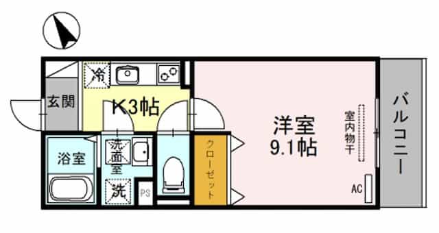 ベラヴィスタ南草津の間取り図のサムネイル
