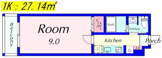 R-6Courtの間取り図のサムネイル