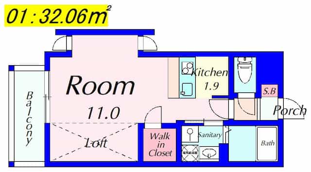 ｆ９９の間取り図のサムネイル