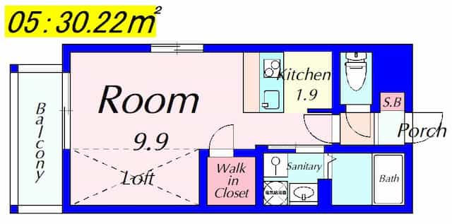 ｆ９９の間取り図のサムネイル