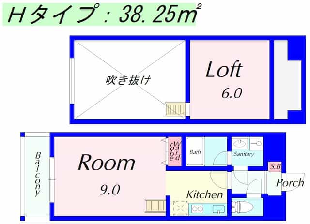 太陽プラザ南草津駅前の間取り図のサムネイル