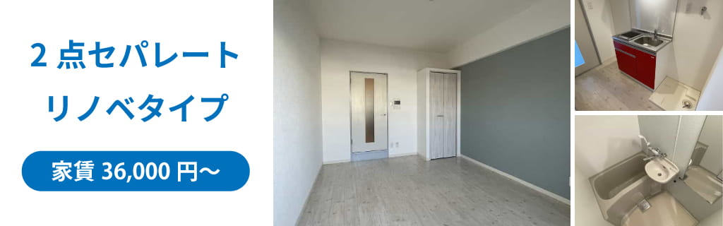 ピュアドミトリーシミズ 2点セパレートタイプバナー