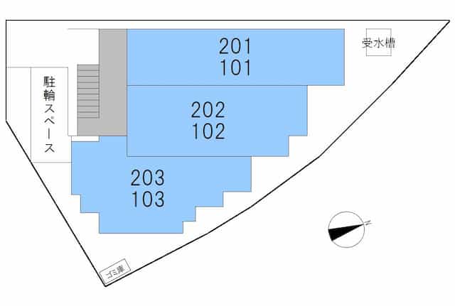 CorteViale東矢倉のフロア図のサムネイル
